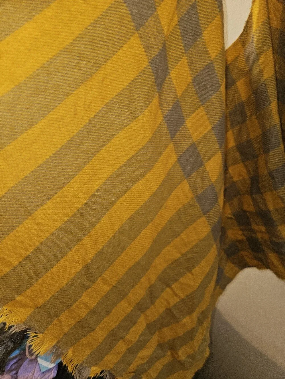 Vintage Womans Plaid Vest One Size